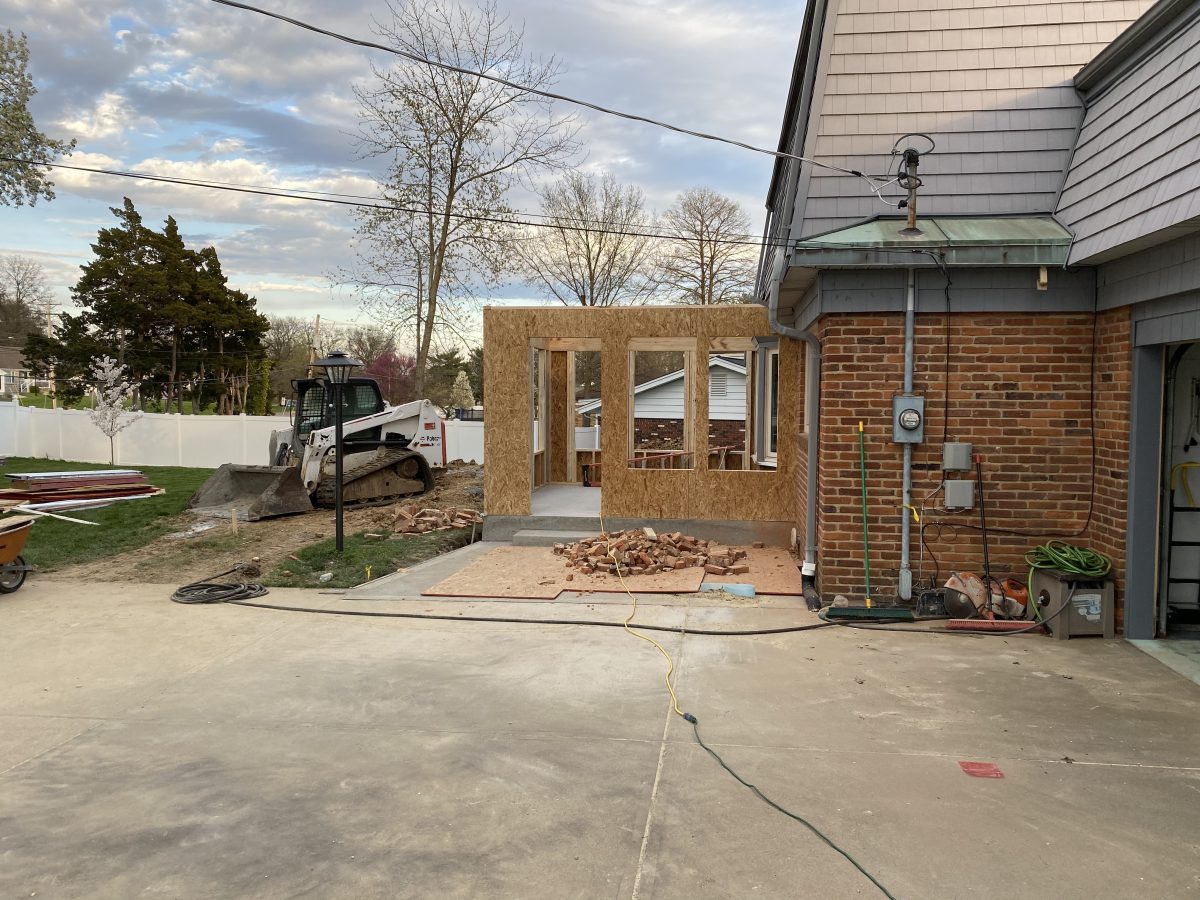Addition Front & Back Porch and Concrete Slabs, Hackamore — project photo 17