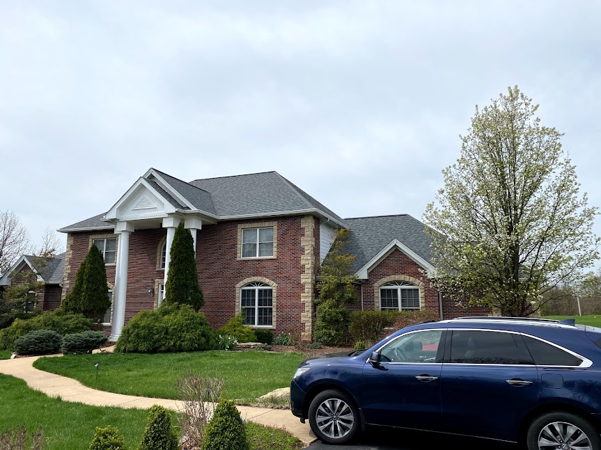 Column, Chimney & New Roof, Wildwood, MO — project photo 6