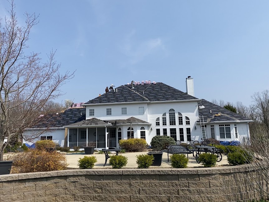 Column, Chimney & New Roof, Wildwood, MO — project photo 11