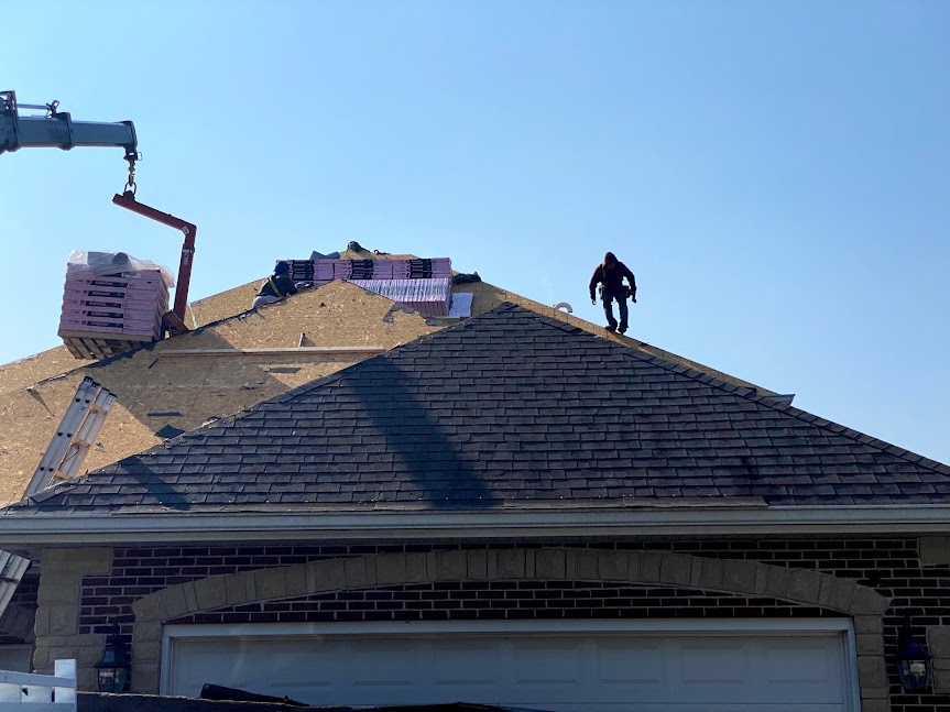 Column, Chimney & New Roof, Wildwood, MO — project photo 15