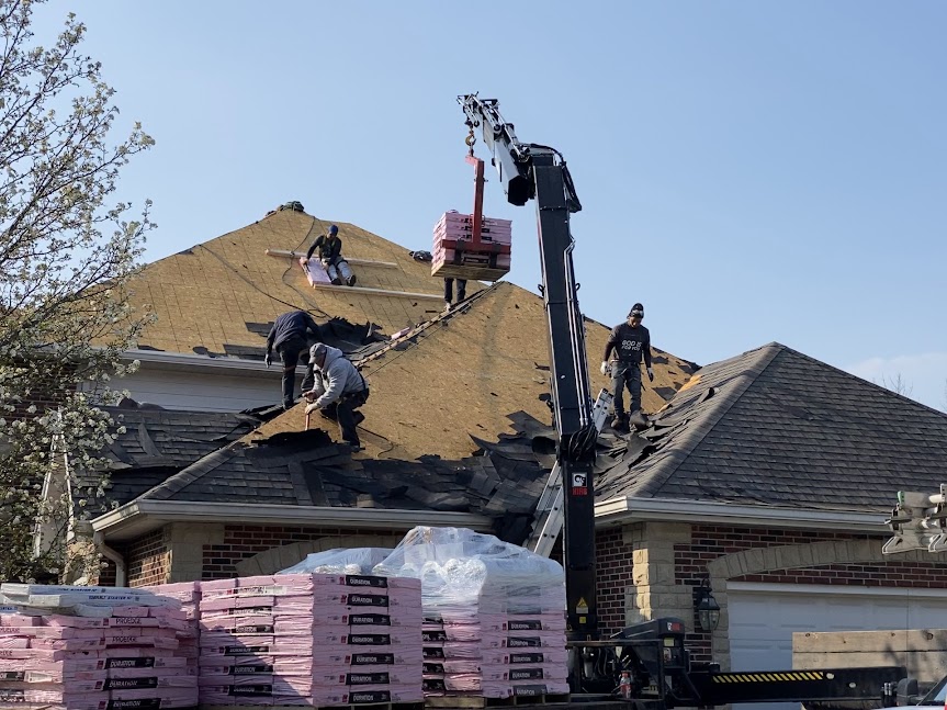 Column, Chimney & New Roof, Wildwood, MO — project photo 16