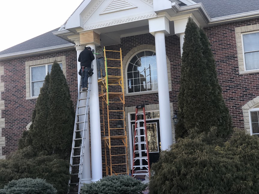 Column, Chimney & New Roof, Wildwood, MO — project photo 24