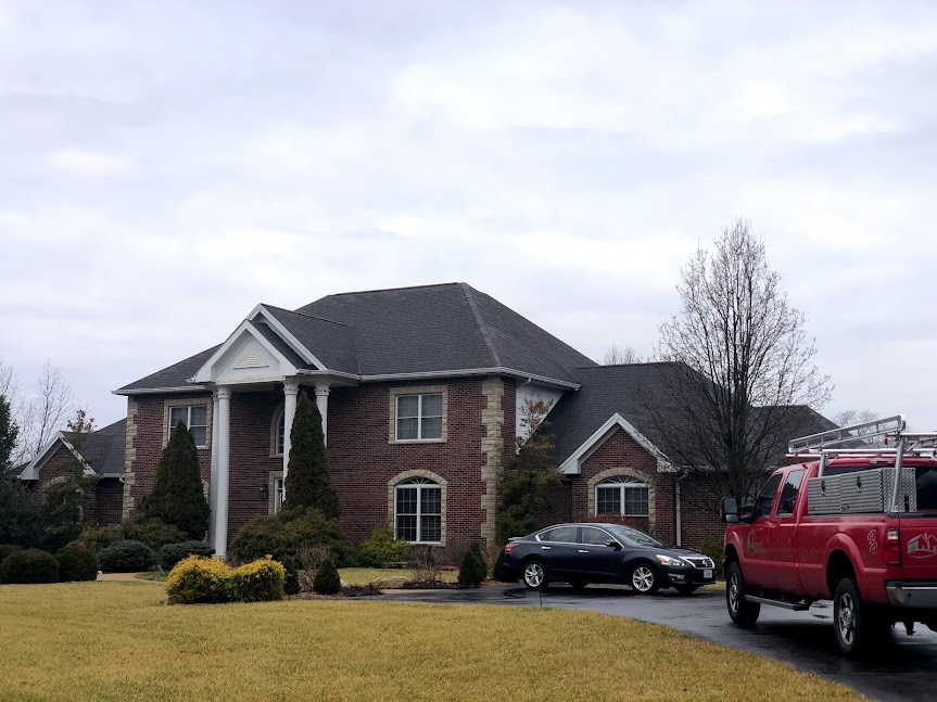Column, Chimney & New Roof, Wildwood, MO — project photo 41