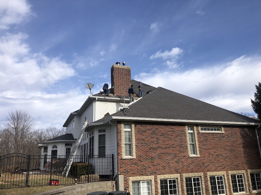 Column, Chimney & New Roof, Wildwood, MO — project photo 48