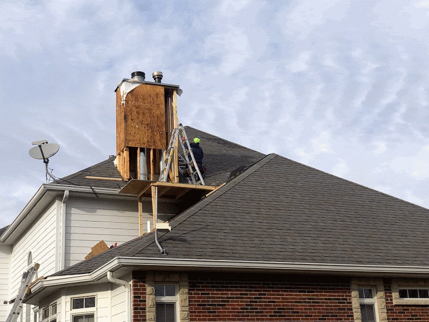 Column, Chimney & New Roof, Wildwood, MO — project photo 52