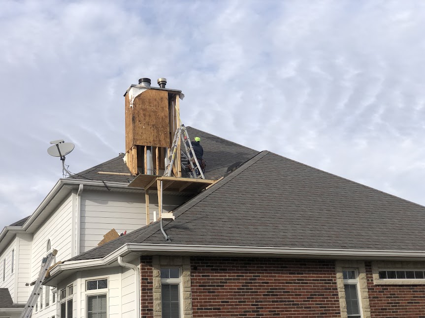 Column, Chimney & New Roof, Wildwood, MO — project photo 53