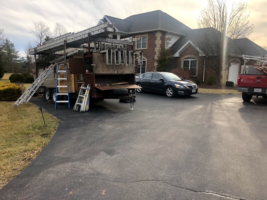 Column, Chimney & New Roof, Wildwood, MO — project photo 58