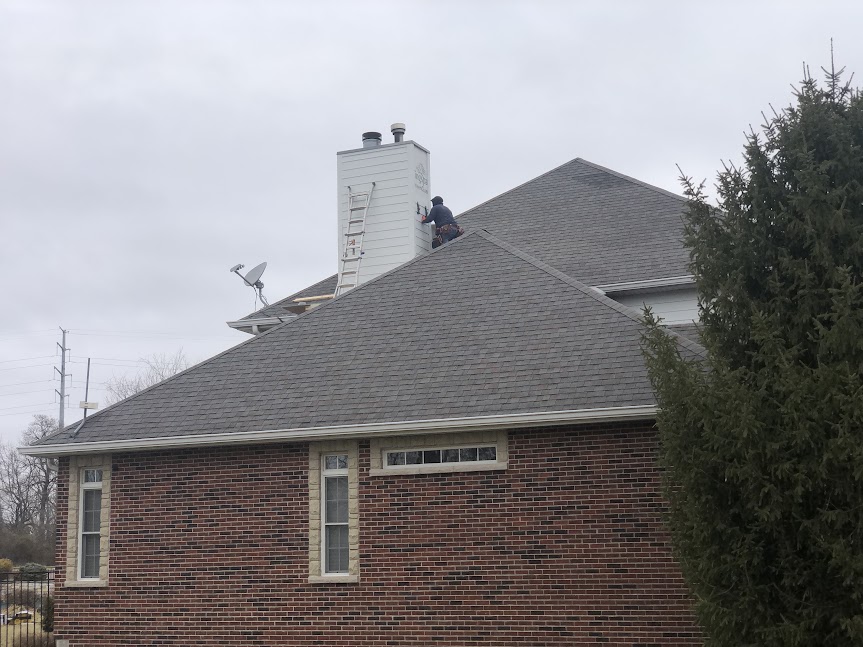 Column, Chimney & New Roof, Wildwood, MO — project photo 62