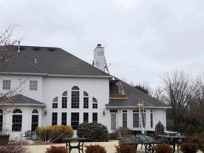 Column, Chimney & New Roof, Wildwood, MO — project photo 64
