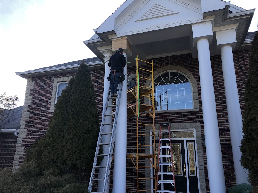 Column, Chimney & New Roof, Wildwood, MO — project photo 72