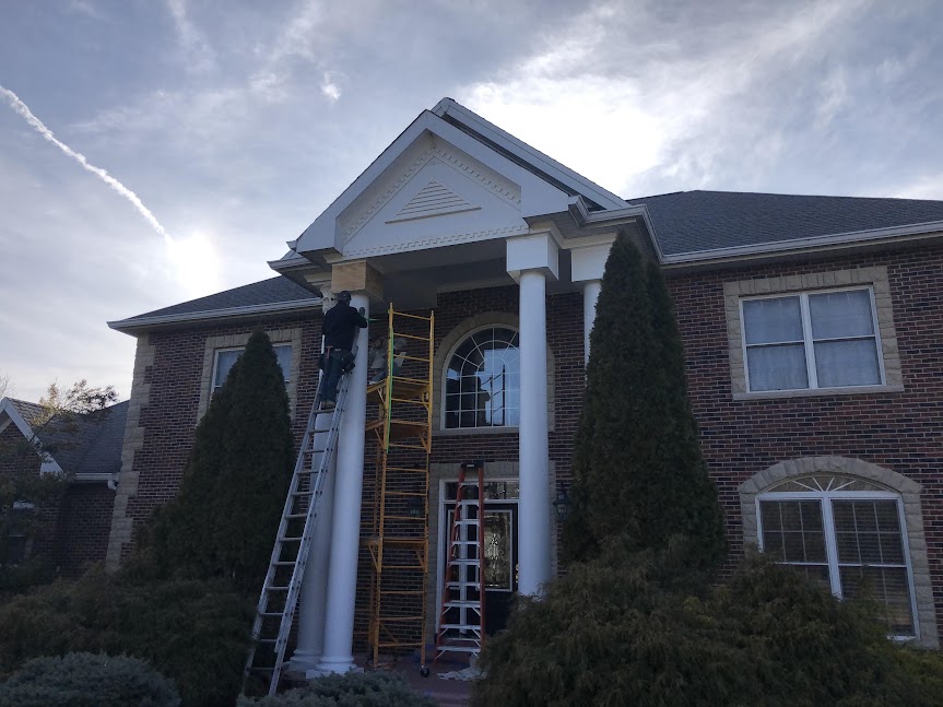 Column, Chimney & New Roof, Wildwood, MO — project photo 73