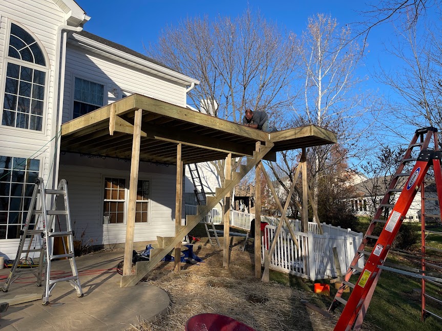 Dan C Deck & Stamped Patio, Chesterfield, MO — project photo 10
