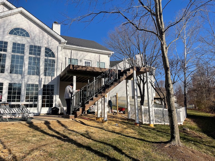 Dan C Deck & Stamped Patio, Chesterfield, MO — project photo 14