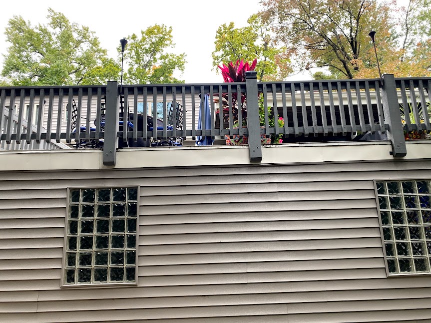 Deck, Railings & Roof, Ladue Road — project photo 2