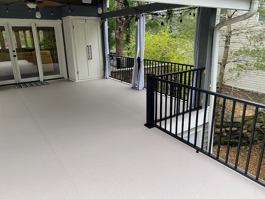Deck, Railings & Roof, Ladue Road — project photo 6