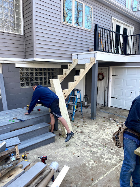 Deck, Railings & Roof, Ladue Road — project photo 12