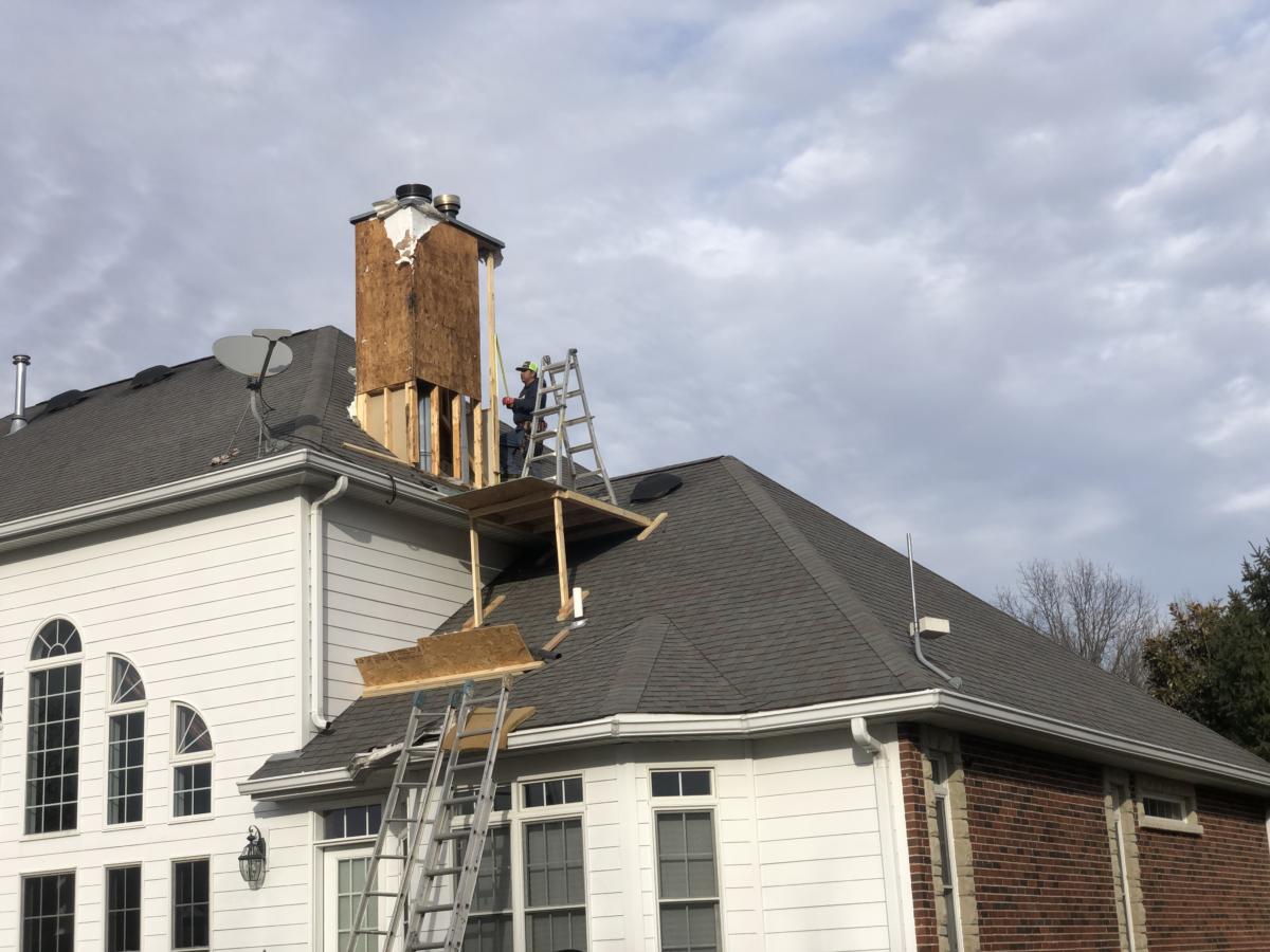 Roof, Chimney & Column, Wildwood, MO — project photo 2