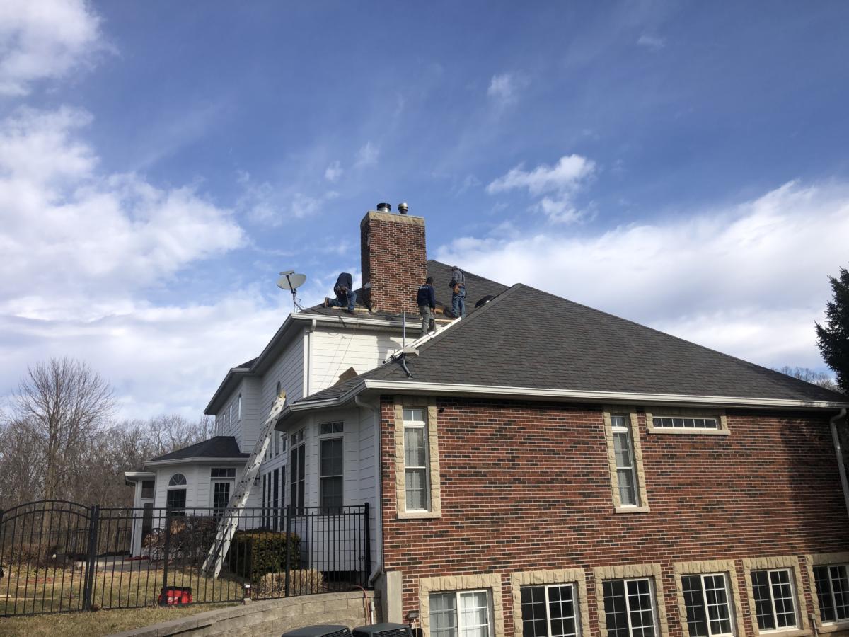 Roof, Chimney & Column, Wildwood, MO — project photo 3