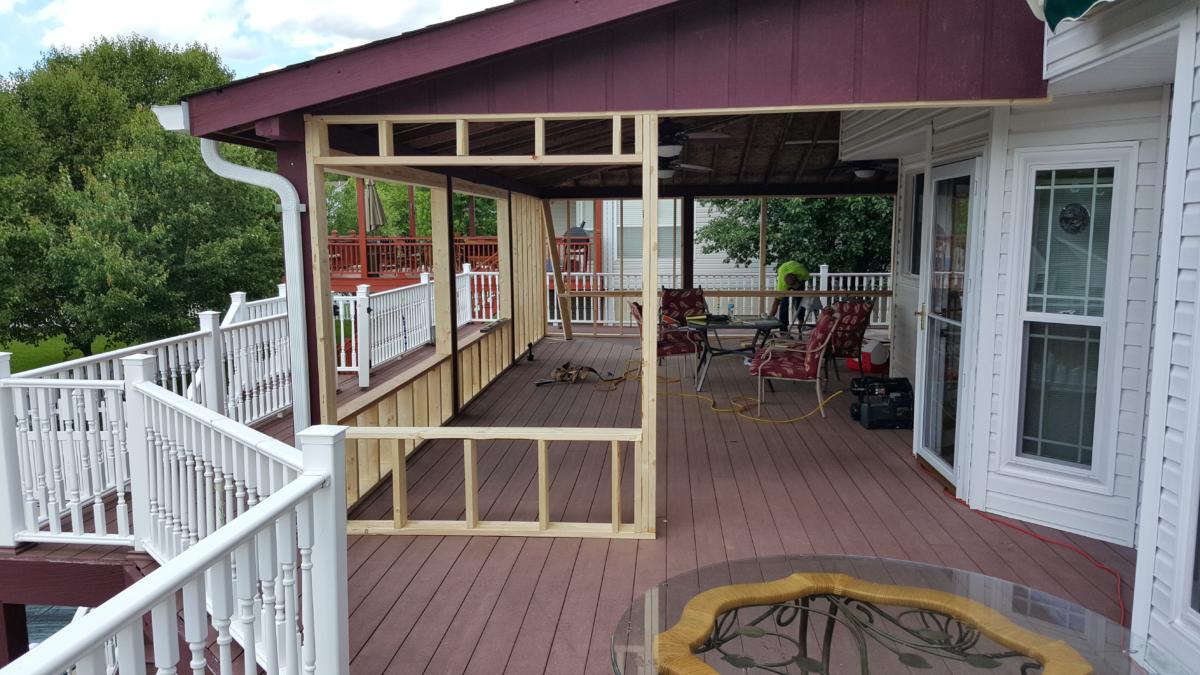 Roof, Gutters, Soffit, Fascia, Decks Enclosure, Entrance Door, Window & Custom Kitchen, Imperial, MO — project photo 8