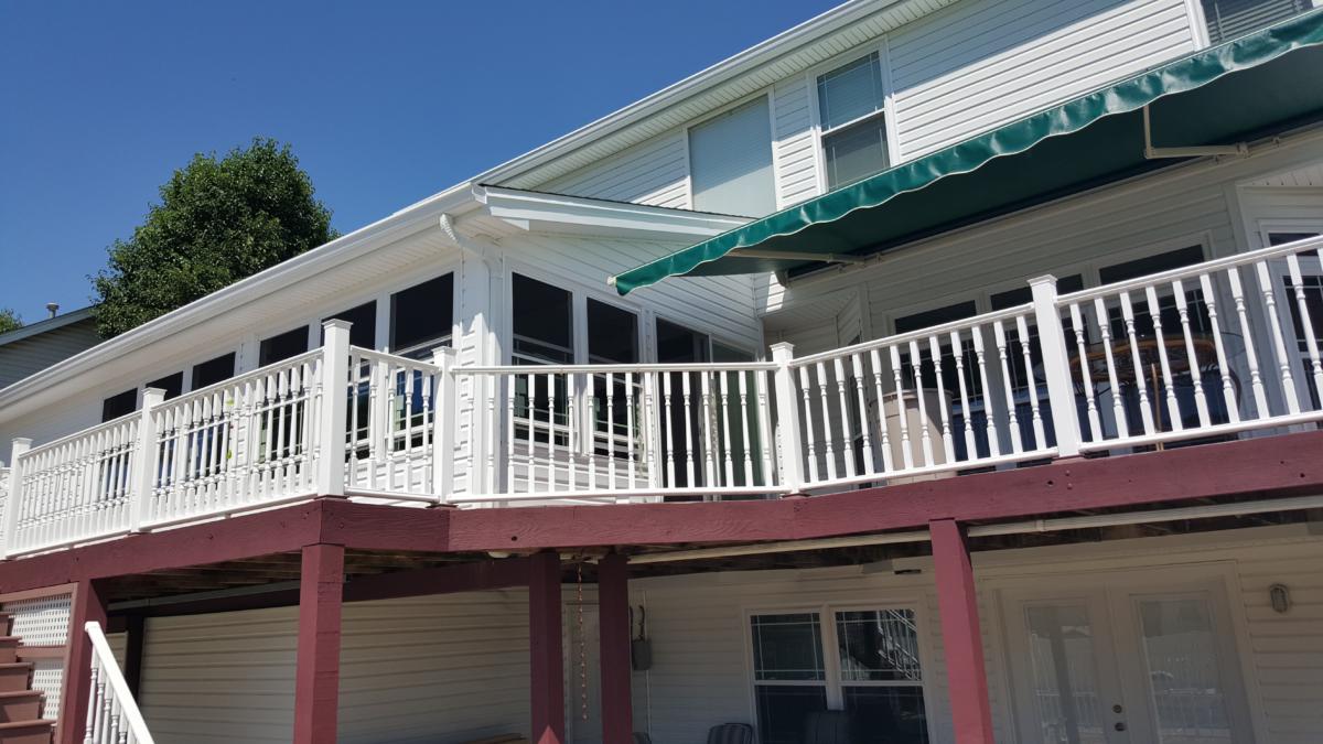 Roof, Gutters, Soffit, Fascia, Decks Enclosure, Entrance Door, Window & Custom Kitchen, Imperial, MO — project photo 18