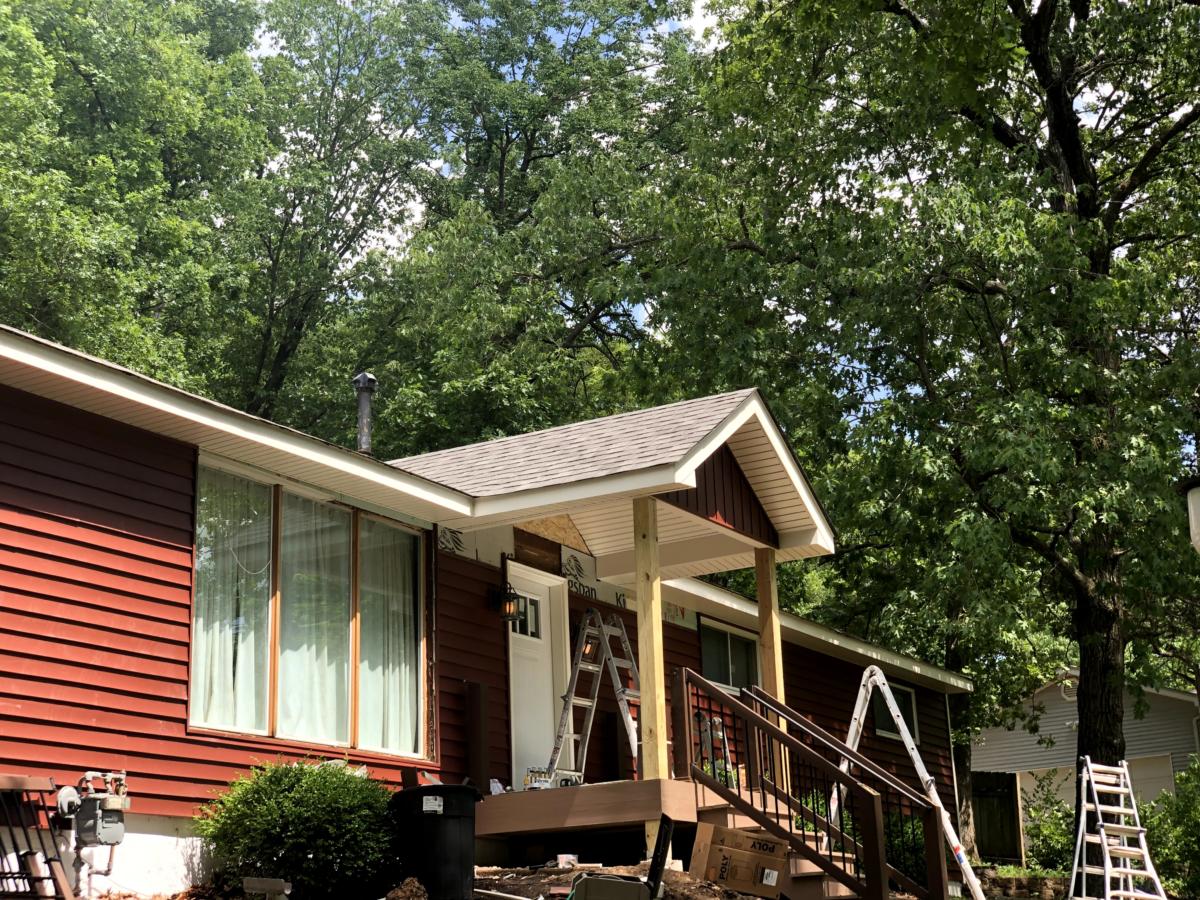 Siding, Gutters, Soffit, Fascia & Addition Front Porch