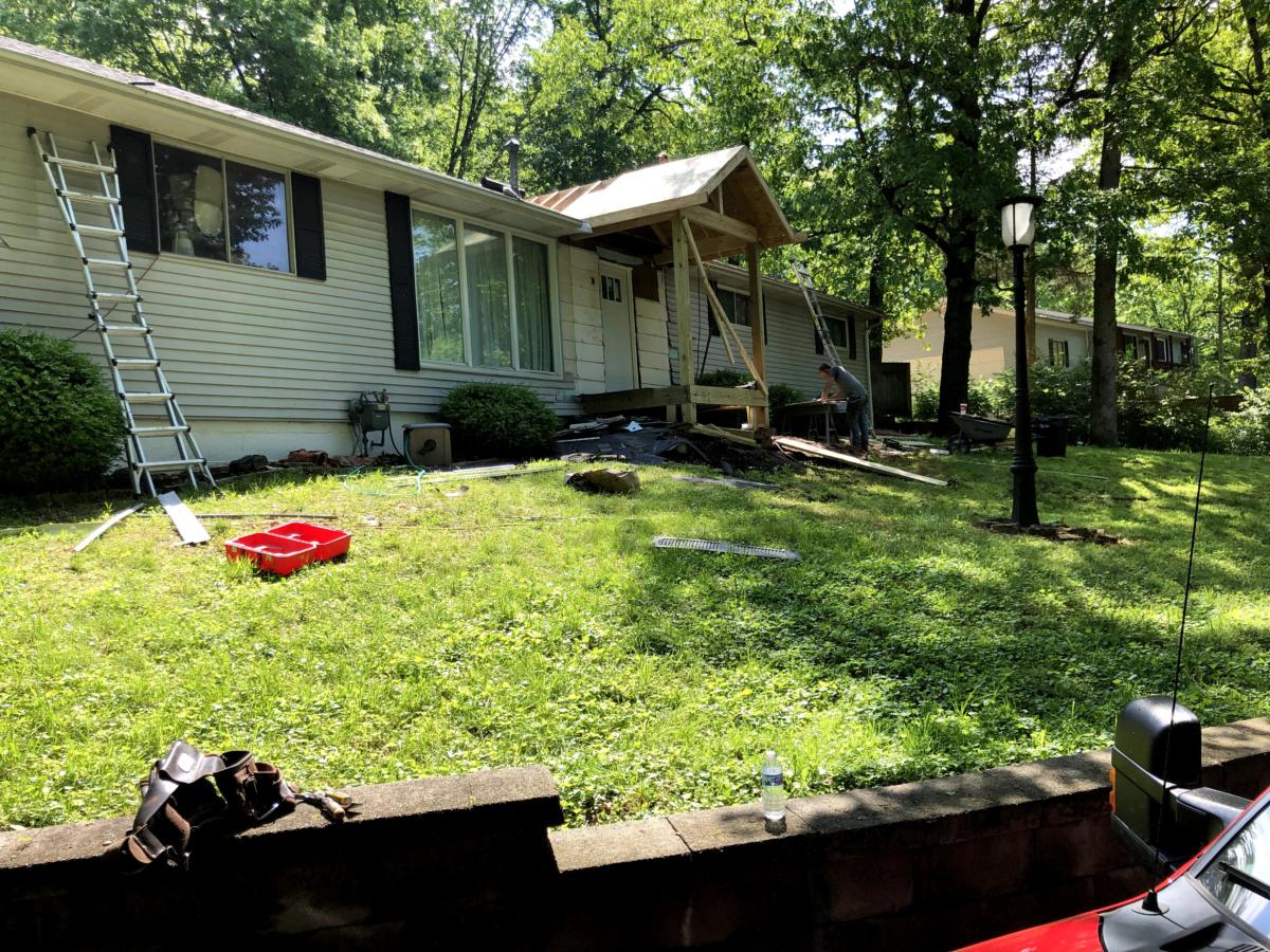 Siding, Gutters, Soffit, Fascia & Addition Front Porch, South County, MO — project photo 3