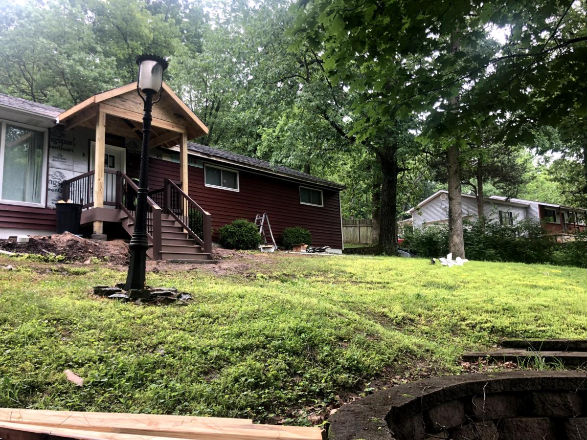 Siding, Gutters, Soffit, Fascia & Addition Front Porch, South County, MO — project photo 6