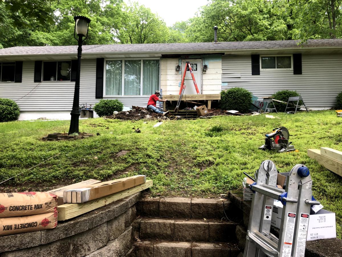 Siding, Gutters, Soffit, Fascia & Addition Front Porch, South County, MO — project photo 11