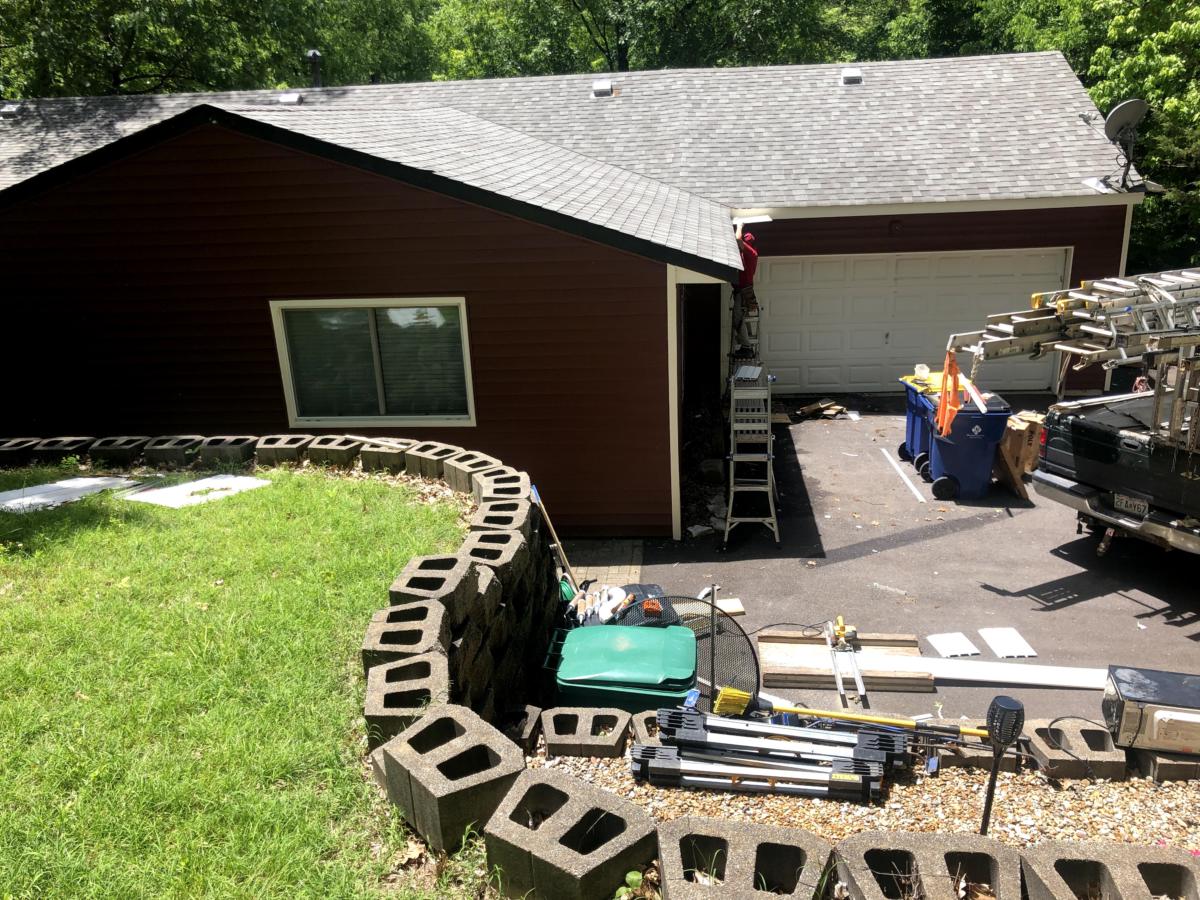 Siding, Gutters, Soffit, Fascia & Addition Front Porch, South County, MO — project photo 14