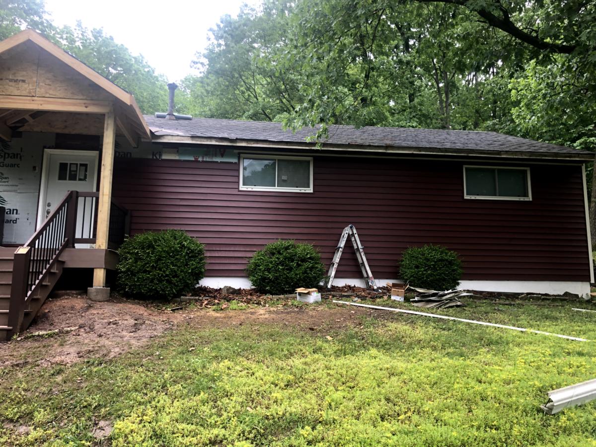 Siding, Gutters, Soffit, Fascia & Addition Front Porch, South County, MO — project photo 16