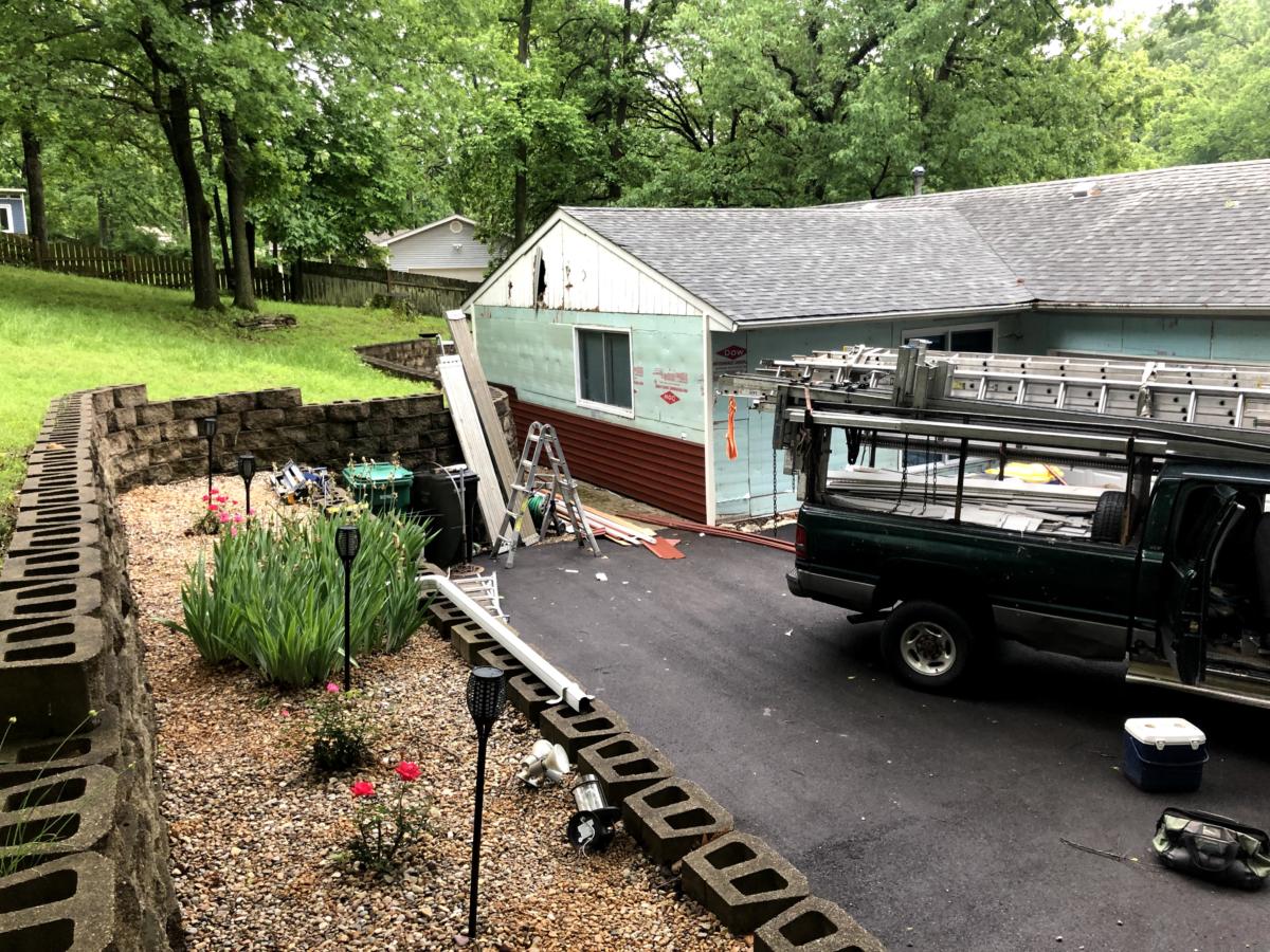 Siding, Gutters, Soffit, Fascia & Addition Front Porch, South County, MO — project photo 17
