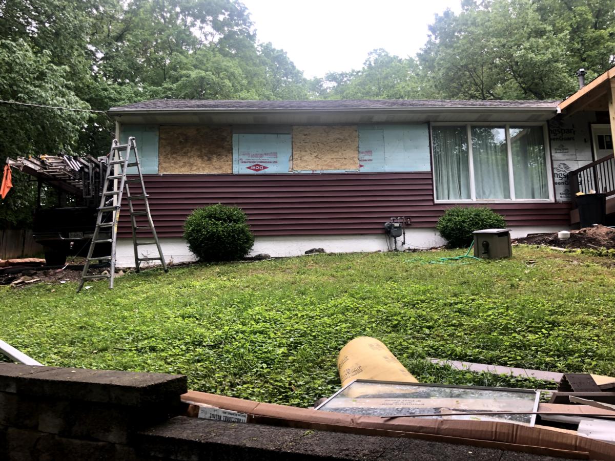 Siding, Gutters, Soffit, Fascia & Addition Front Porch, South County, MO — project photo 18