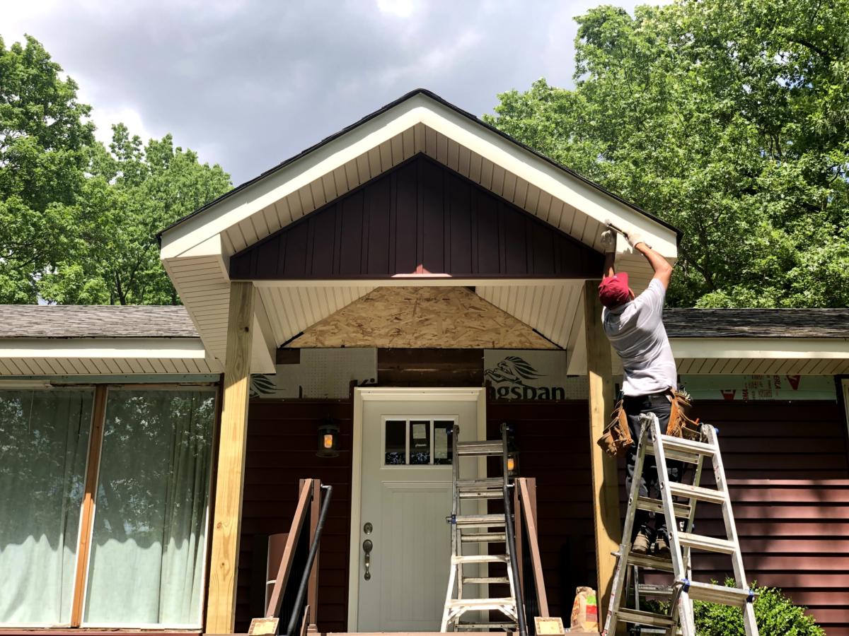 Siding, Gutters, Soffit, Fascia & Addition Front Porch, South County, MO — project photo 24