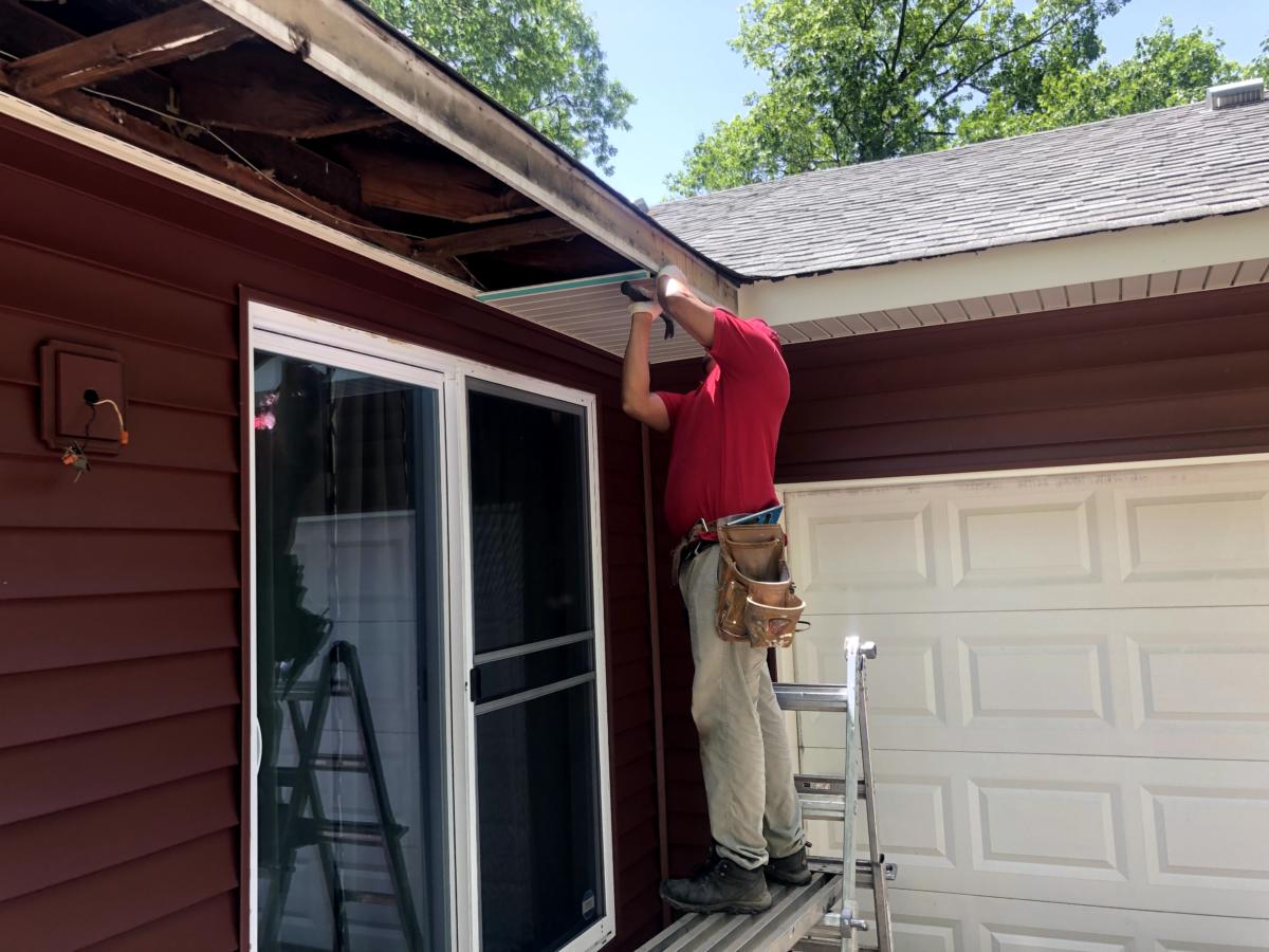 Siding, Gutters, Soffit, Fascia & Addition Front Porch, South County, MO — project photo 25