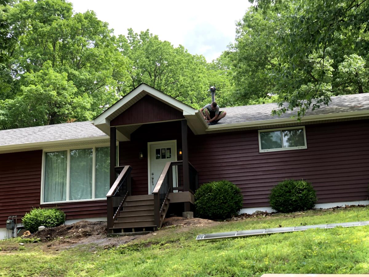Siding, Gutters, Soffit, Fascia & Addition Front Porch, South County, MO — project photo 26