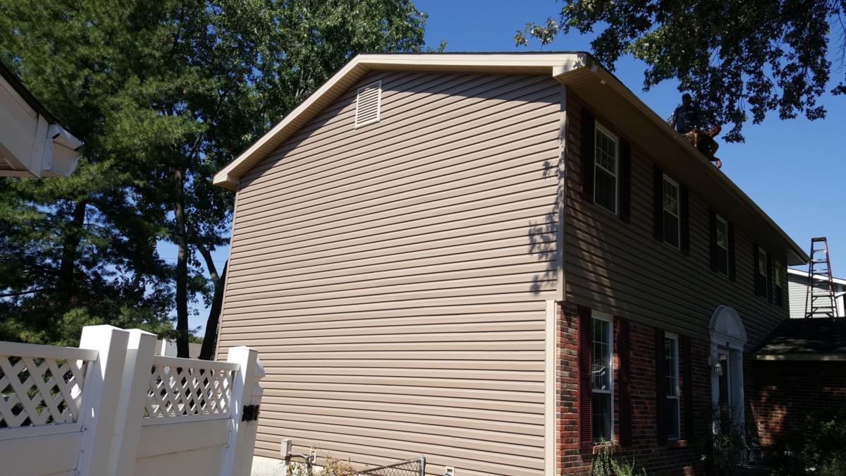 Siding, Gutters, Soffit, Fascia, Garage & Inside Stairs, Valley Park, MO — project photo 9